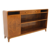 Scandinavian walnut library, Swedish Modern, Sweden, 1930