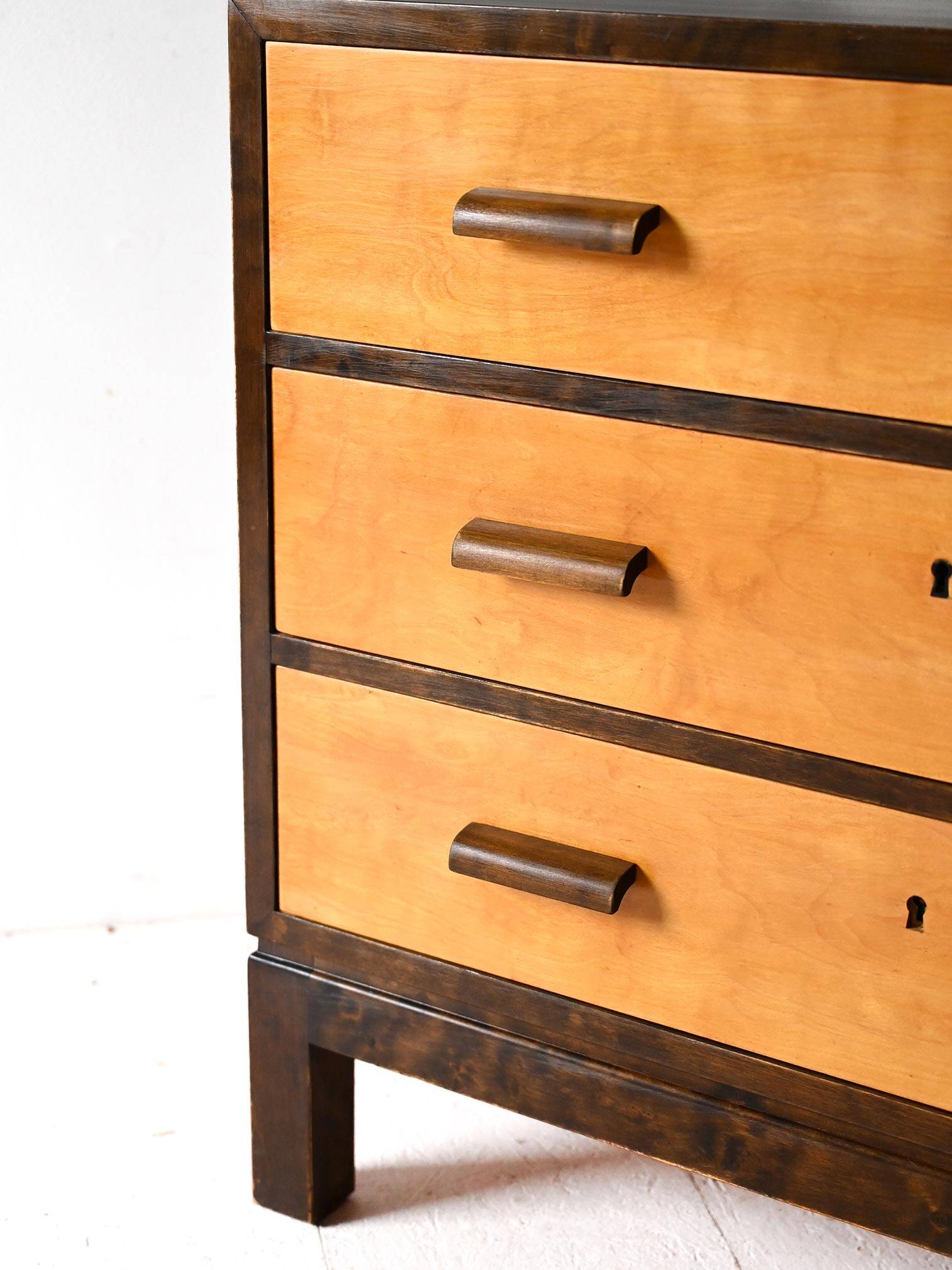 1930s Scandinavian Birch Chest of Drawers