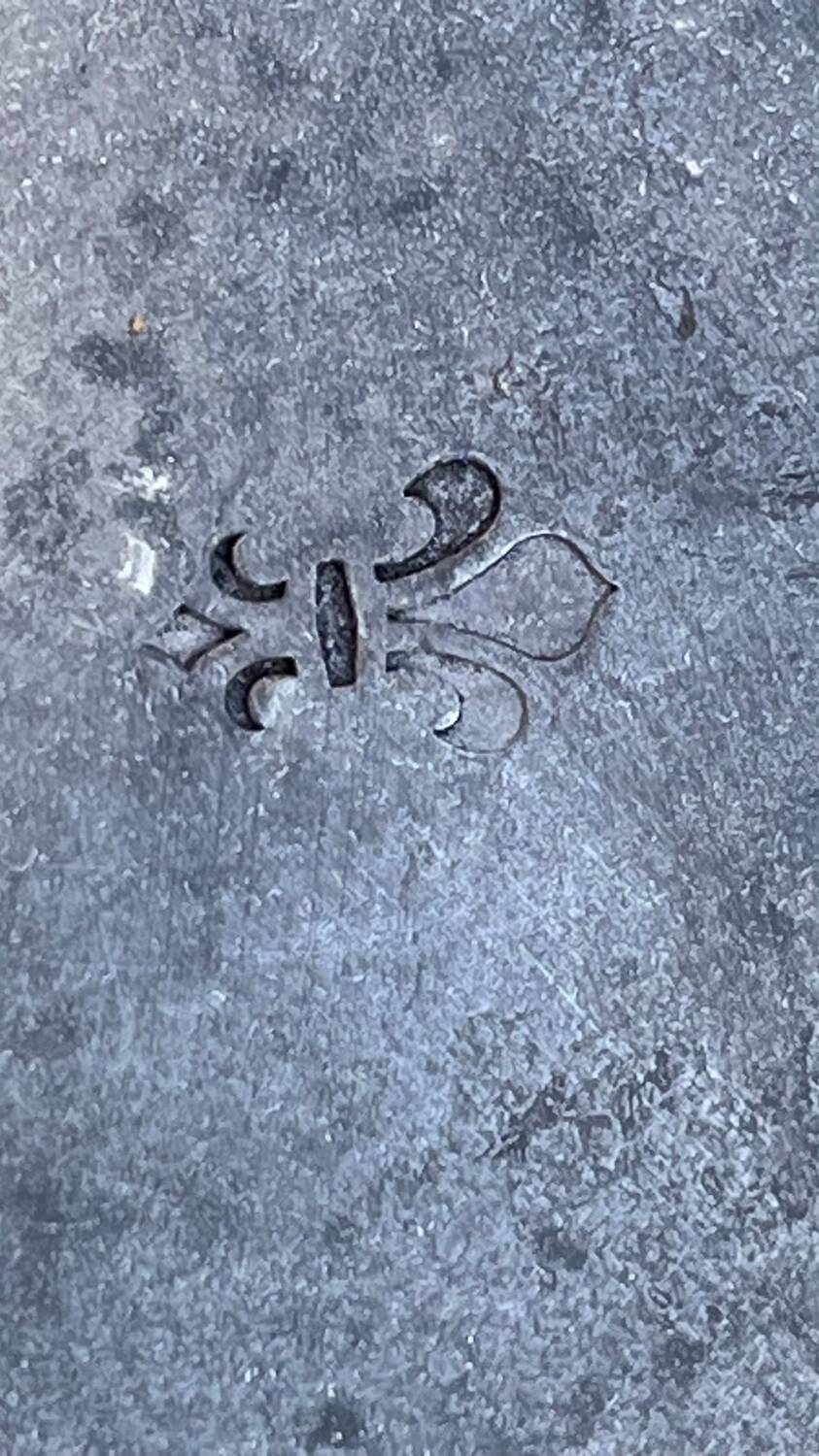 Vintage pewter vase with 2 handles