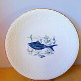Fish plates in Limoges porcelain