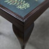 1940 Needlewoman Shop London Coffee Table Embroidery Under Glass