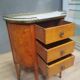 Small Louis XVI style chest of drawers with rounded sides