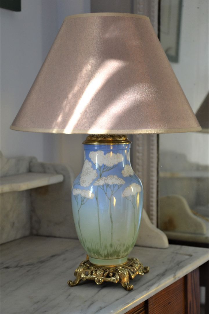 Ceramic table lamp from Lunéville