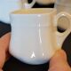 10 old porcelain cream jars