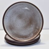 7 Vintage ceramic plates Norbert Pierlot Ratilly La borne