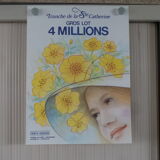 Original National Lottery Poster Slice of Holy Catherine