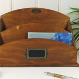 Wooden desk organizer
