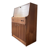 Bureau vintage secrétaire angleterre en teck des années 1960