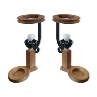 Guillerme and Chambron bedside lamps