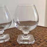 Crystal digestif glasses