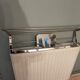 chrome coat rack with 4 hooks