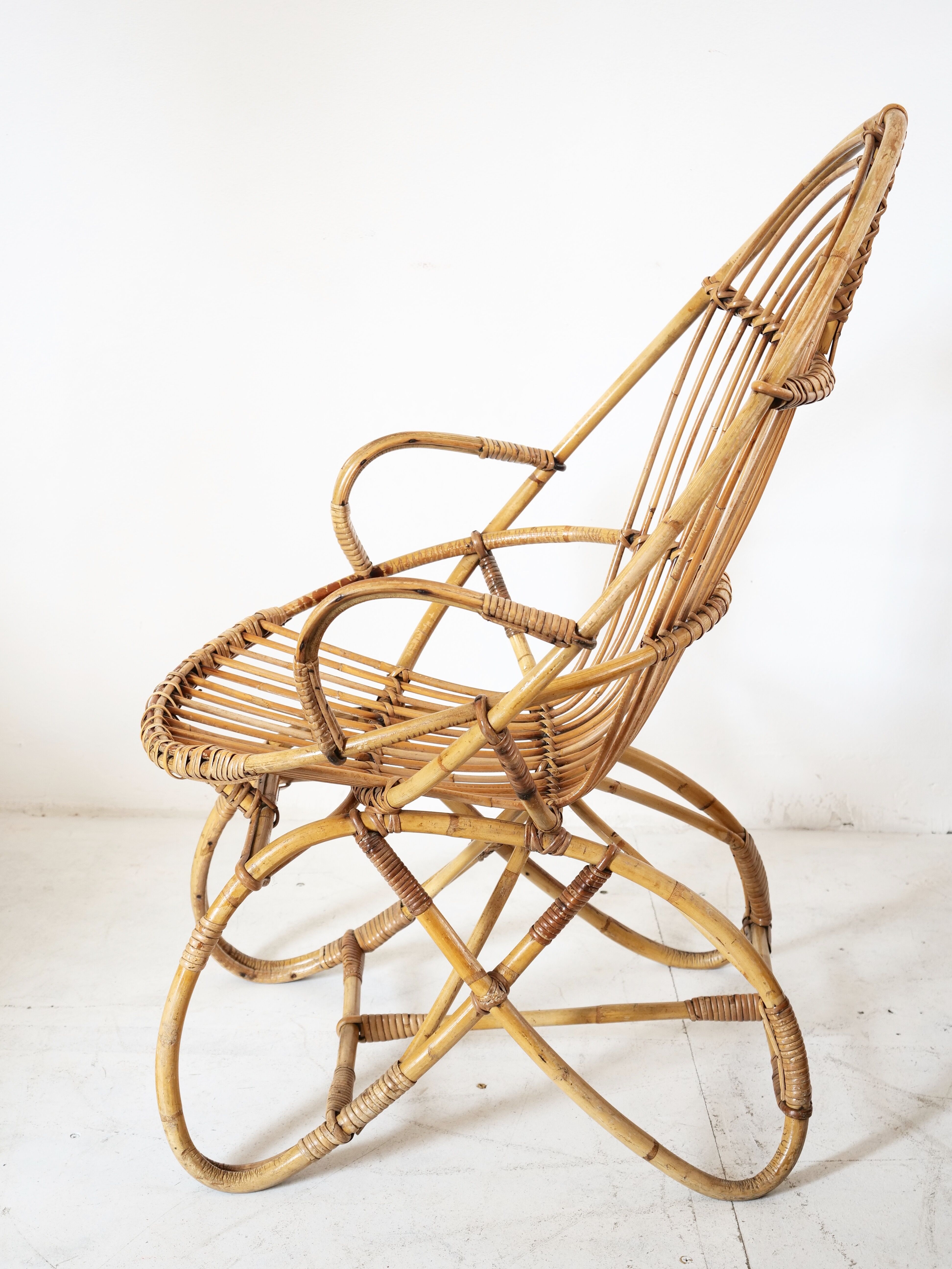 rattan armchair Rohe Noordwolde