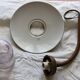 Vintage outdoor swan neck lamp from the 1920s/1930s.