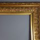 Imposing nineteenth century frame wood and gilded stucco 103x87 foliage 82.7x66.7 cm SB