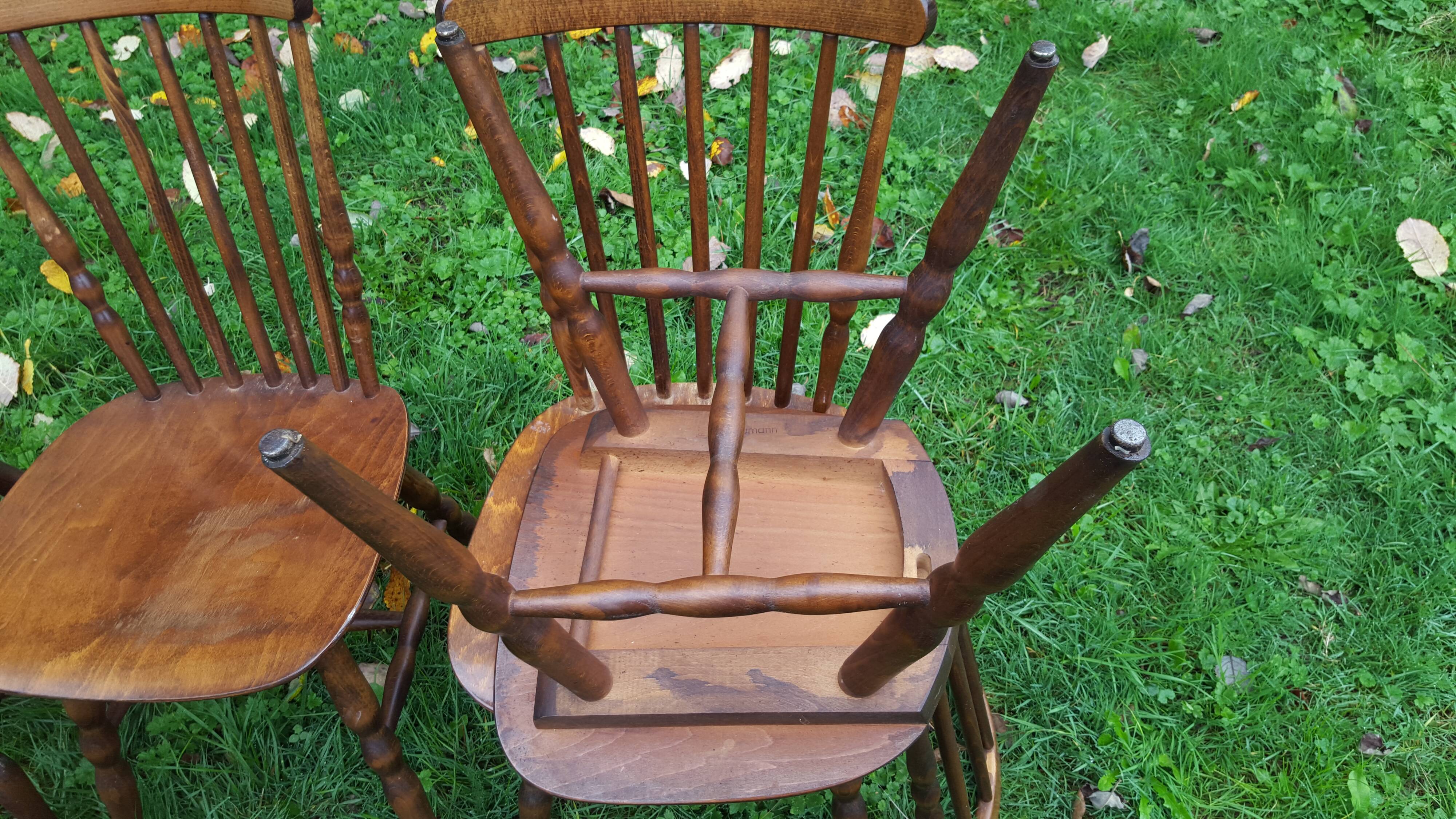 Set of 5 chairs bistro Baumann