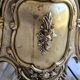 Rococo / Louis XVI brass tripod floor lamp, gilded
