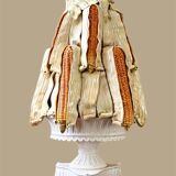 Centerpiece, Italian "corn" slip, mid-19th century