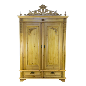 Armoire à deux portes en pin de