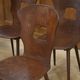 Ensemble de 8 chaises Baumann modèle “Gentiane” Henri Julien 1960’s