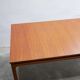 Extendable teak dining table by Gérard Guermonprez for Magnani editions