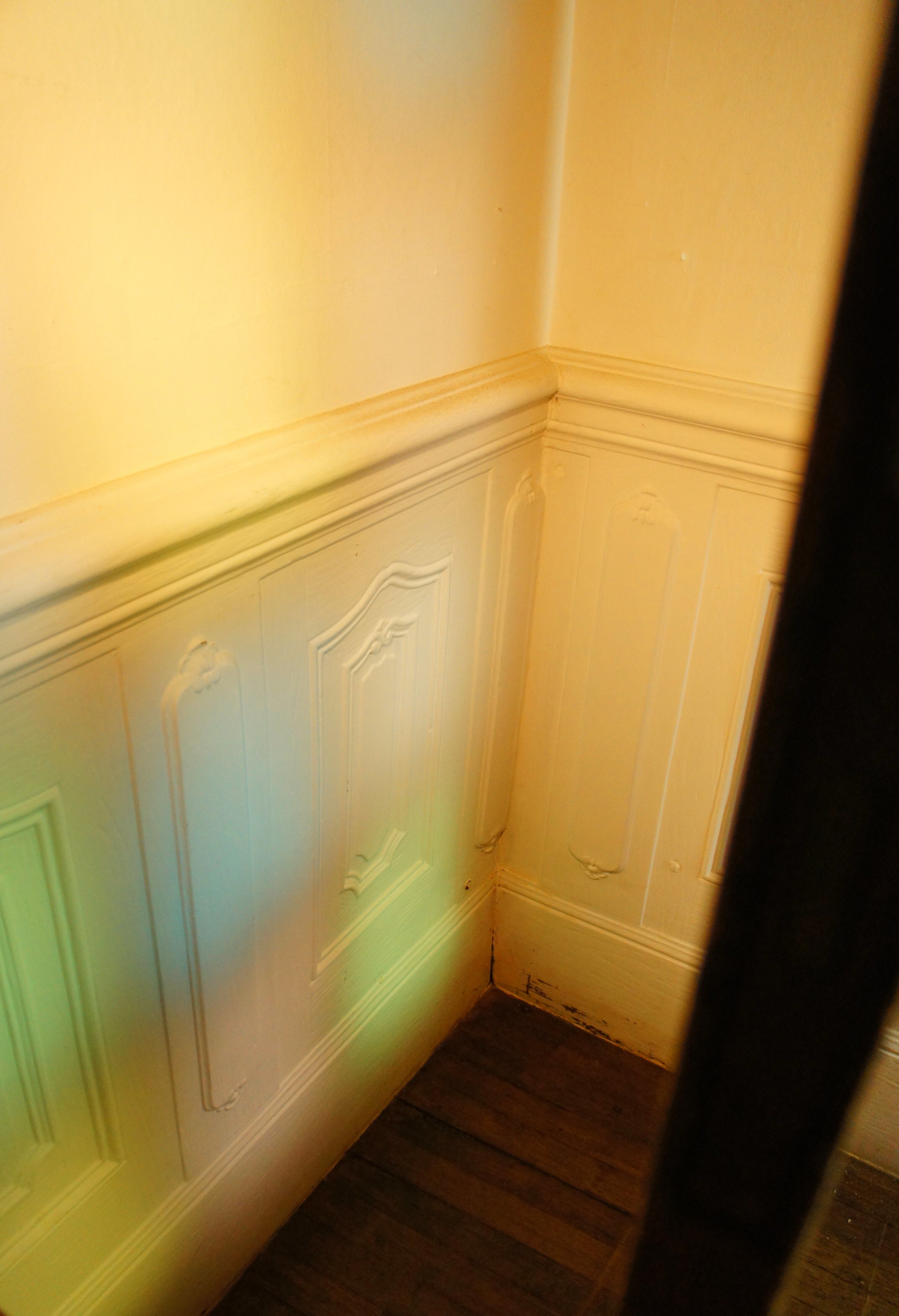 Old glass door solid oak 1960