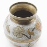 Email and vintage brass vase