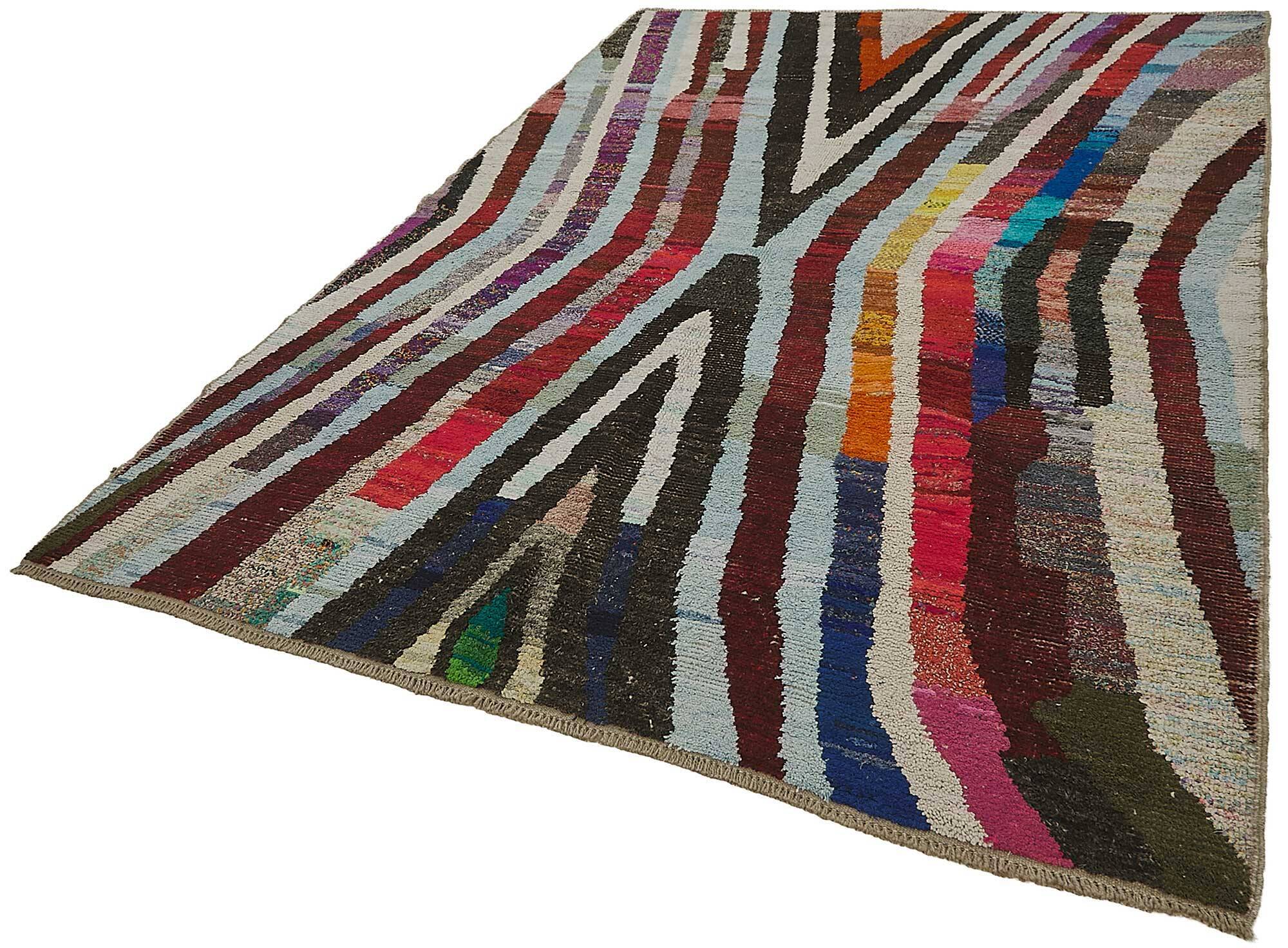 Handwoven Turkish Recycled Boho Rug 200 cm x 296 cm