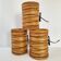Suite of 3 vintage Accolay wall lights 1960