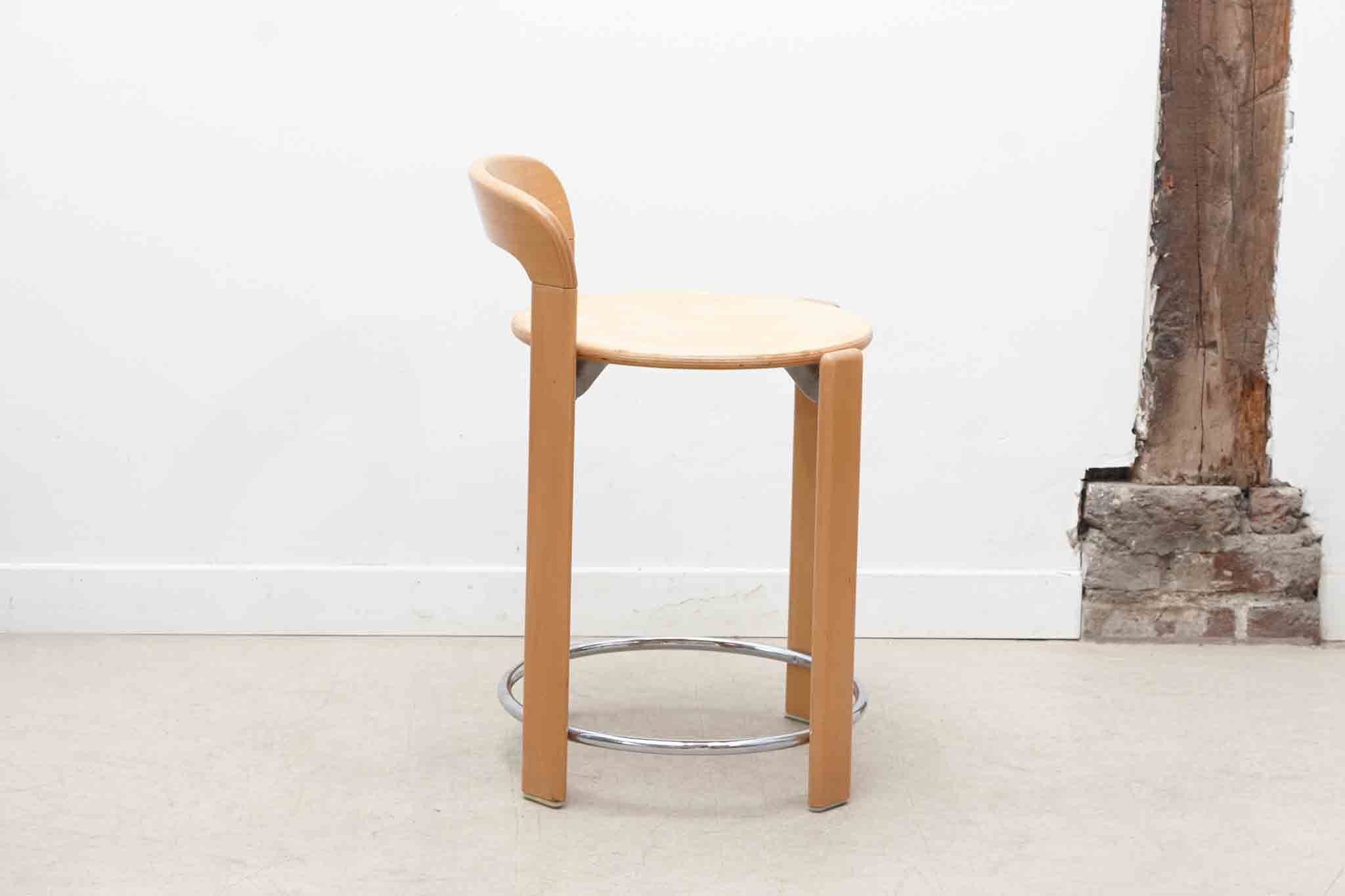 Bruno Rey oak high chair