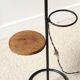 Lamp with shelf and plant stand, 1950s