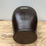 Ancienne jarre grès marron reserve maison made in france vintage