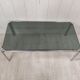 Vintage coffee table chrome and smoked glass