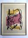 Fernand LEGER, Profile with Flower, c. 1948. Signed and stamped lithograph.