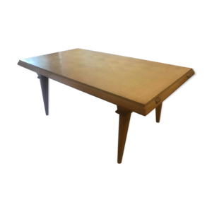 table Vintage bois blond