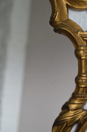 Miroir doré vintage
