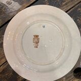 Lot of 2 plates Gien model 503 blue