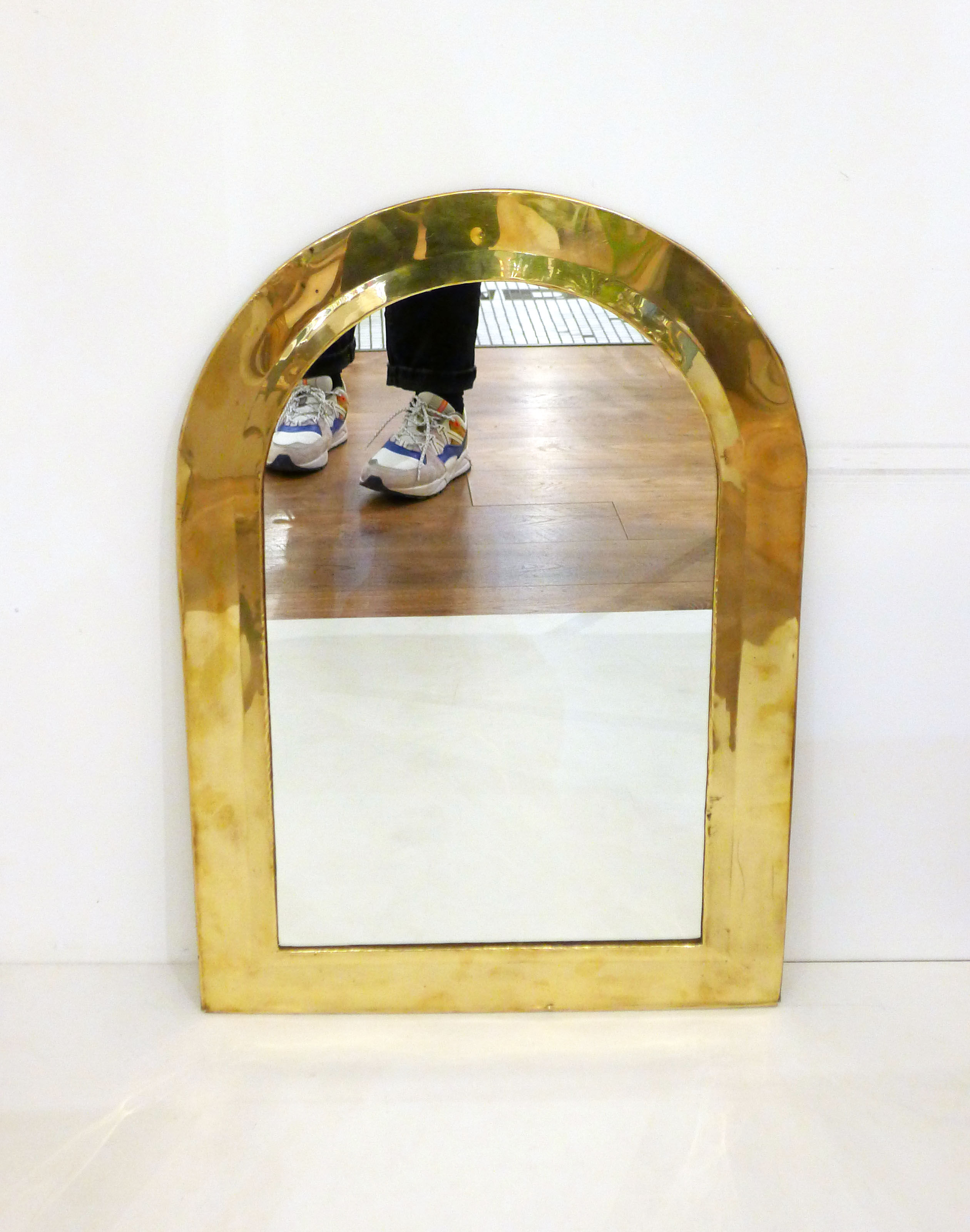 Mirror golden frame 36x66cm