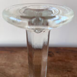 Glass candlesticks