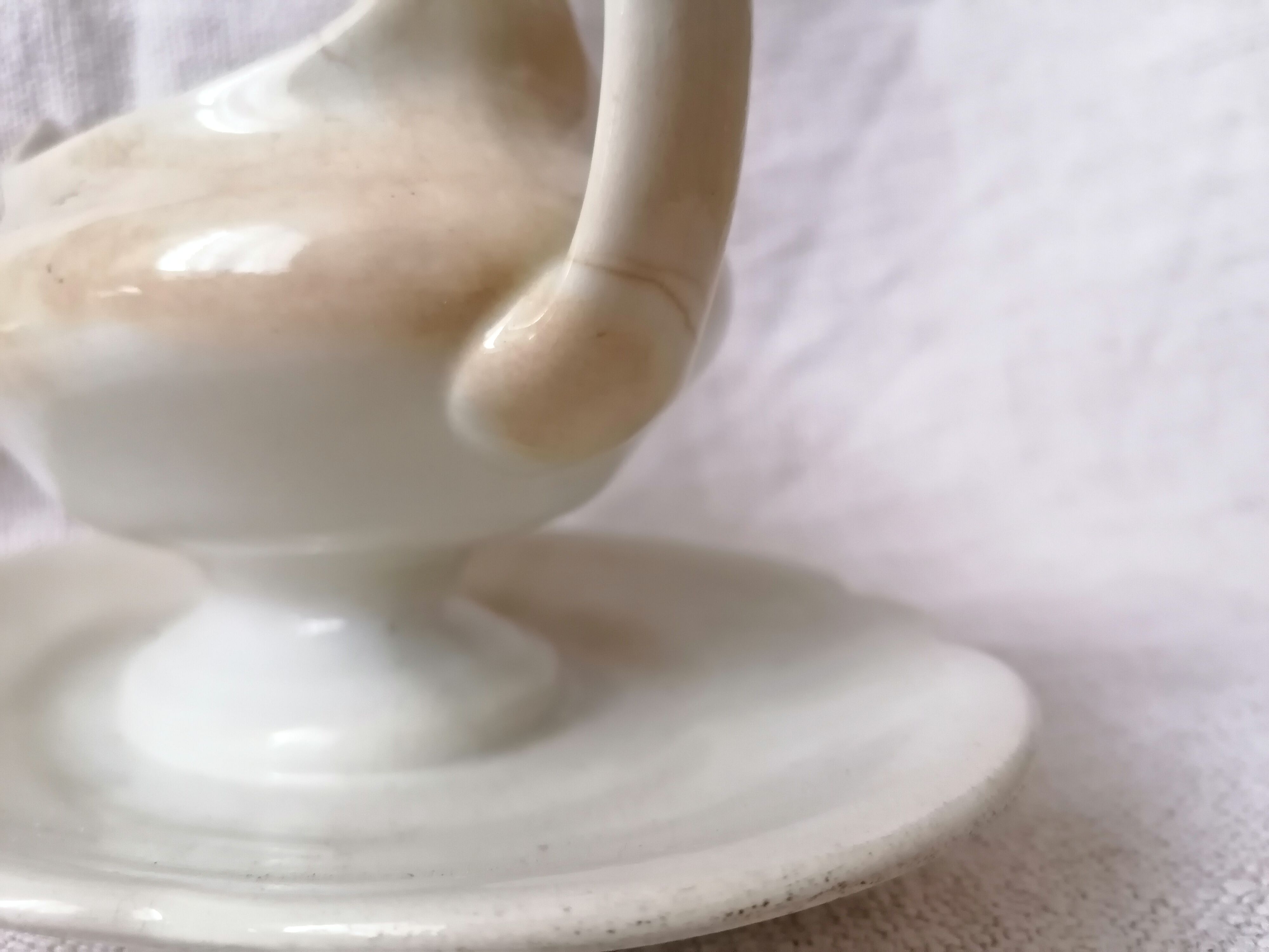 Earthenware gravy boat Petrus Regout