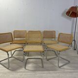 6 Cesca B32 Chairs Marcel Breuer
