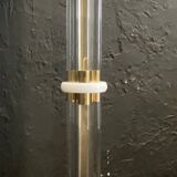 Lampe Halogène - Relco - Plexi Et Laiton - Italie - XX ème