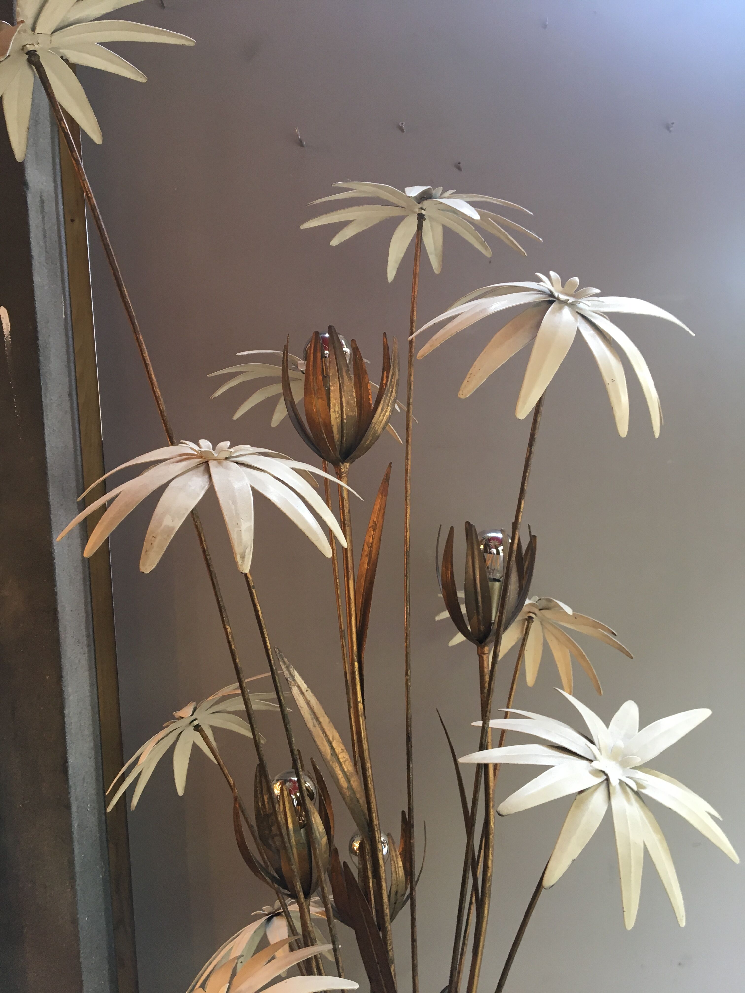 Lampadaire floral Hans Kögl, 1970