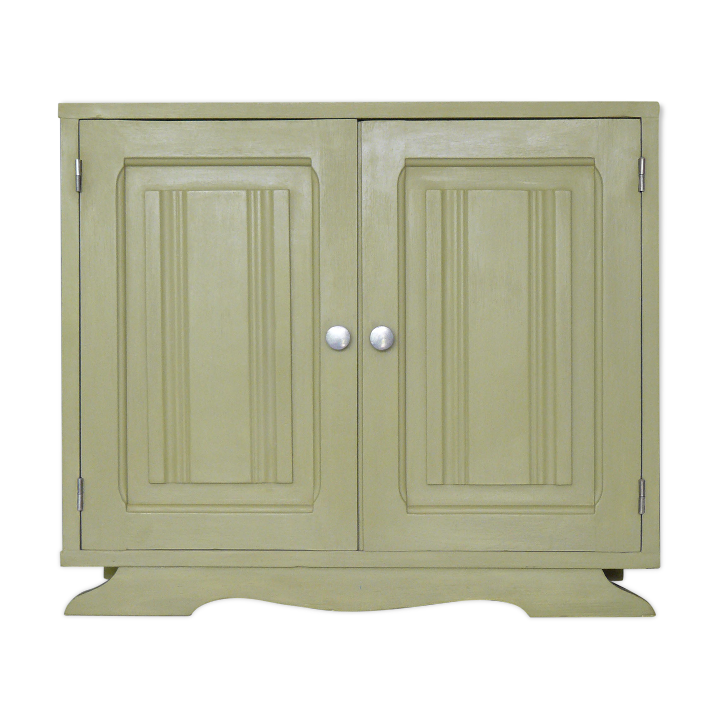 Painted and waxed wooden side board