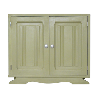 Painted and waxed wooden side board