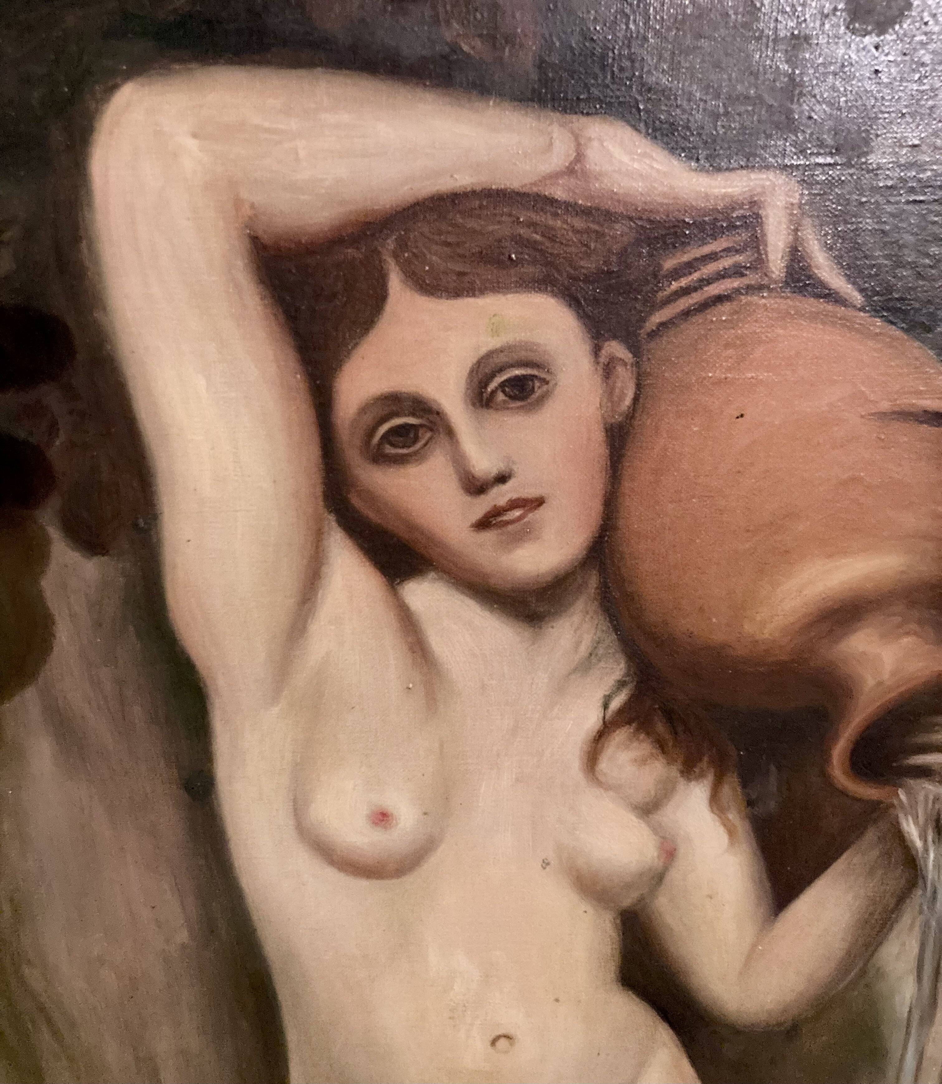 Oil on canvas, early 20th century