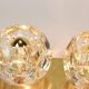 Pair of wall sconces in crystal designed by Sciolari for Peill & Putzler.