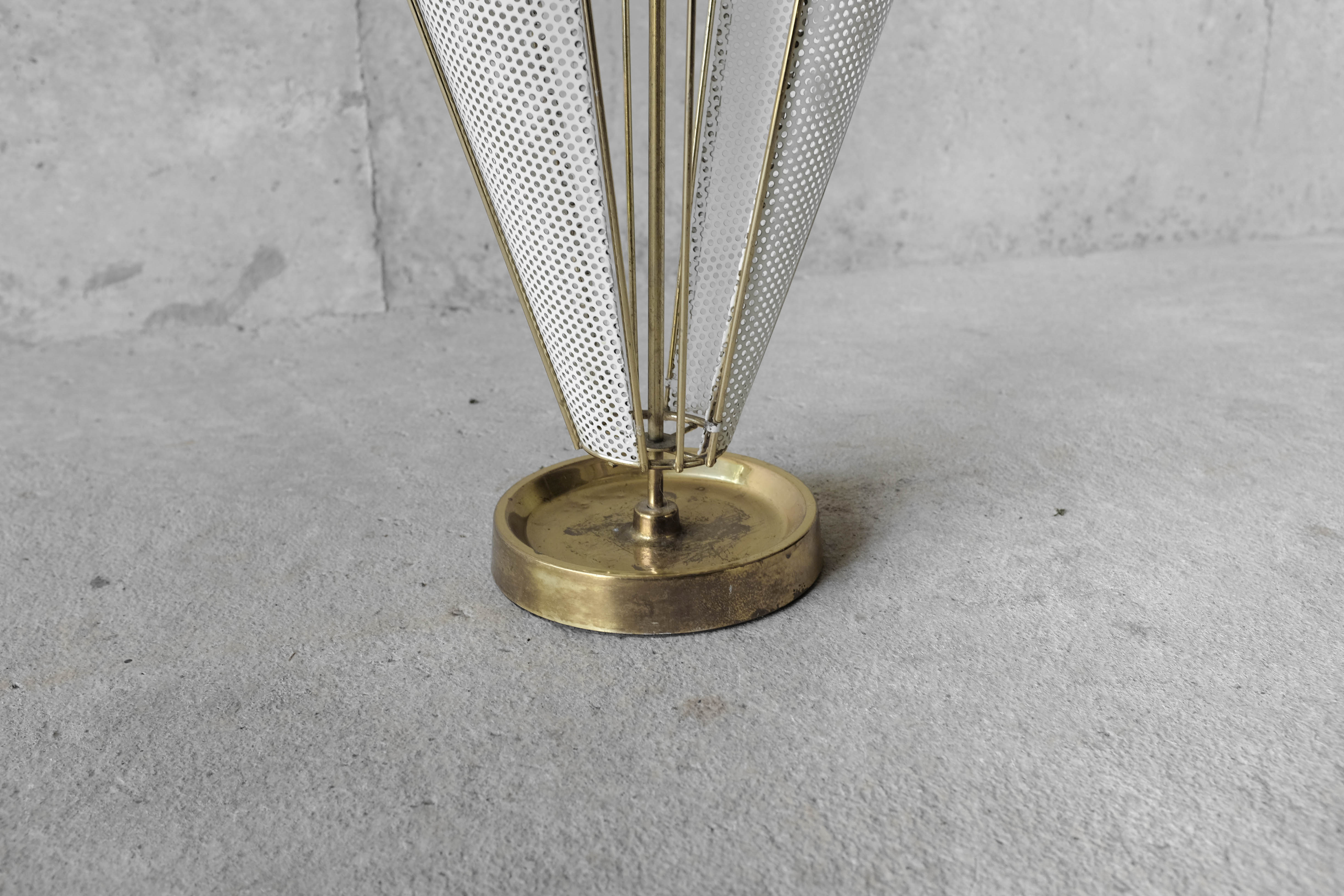 Umbrella door brass and rigitulle-years 50