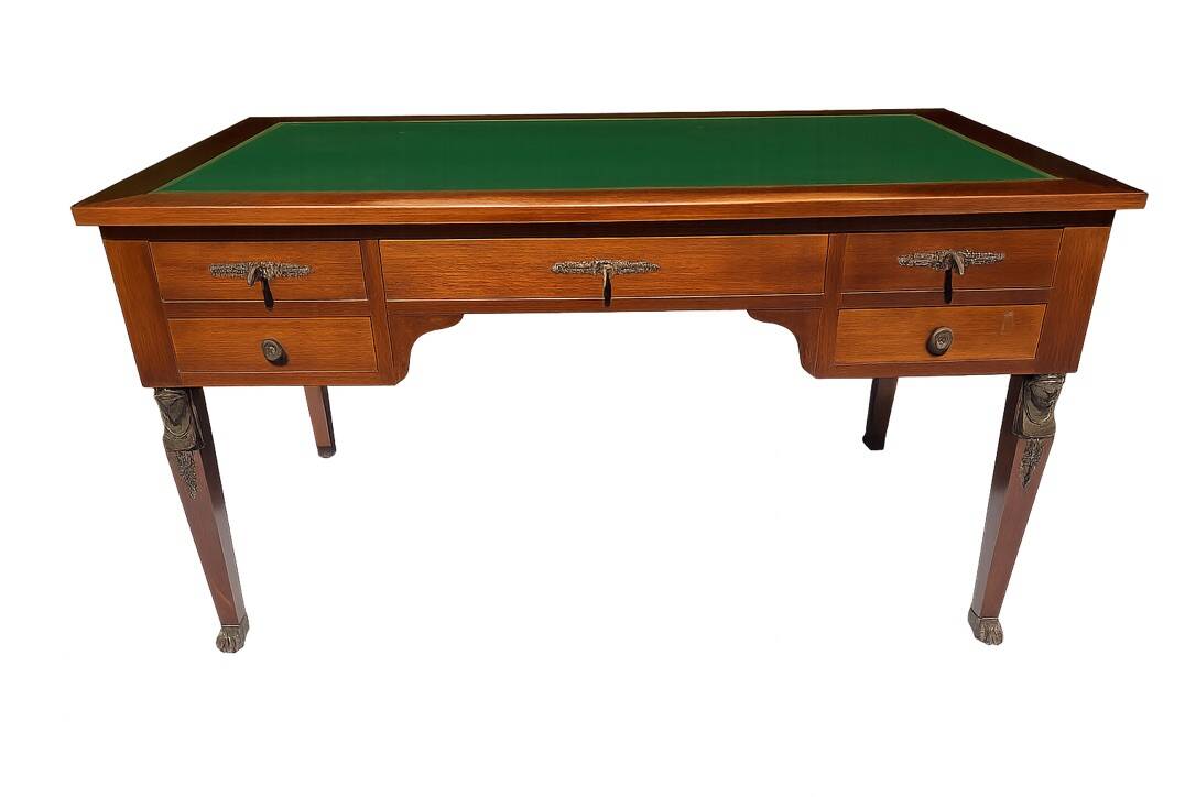 Empire style desk – return from Egypt