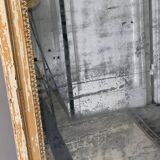 19th century mercury mirror patinated trumeau