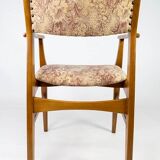 Teak chair with armrests 60s
